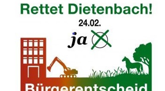 Bürgeraktion Rettet Dietenbach wendet sich an Oberbürgermeister Horn in einem offenen Brief