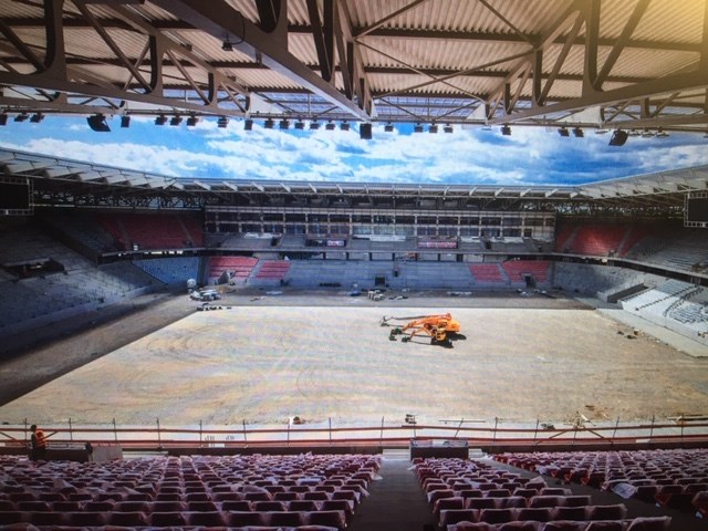 Baustelle neues Stadion